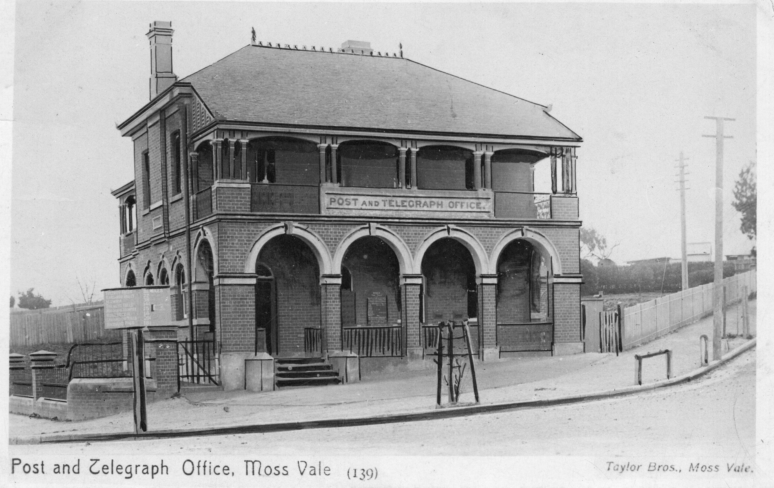 Moss Vale Post and Telegraph Office c1910